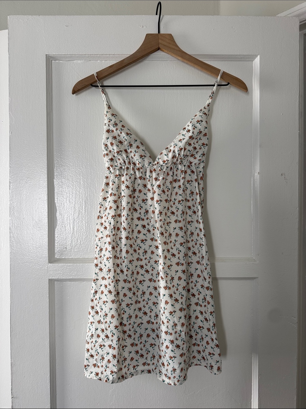 Princess Polly Cream Floral Slip Dress